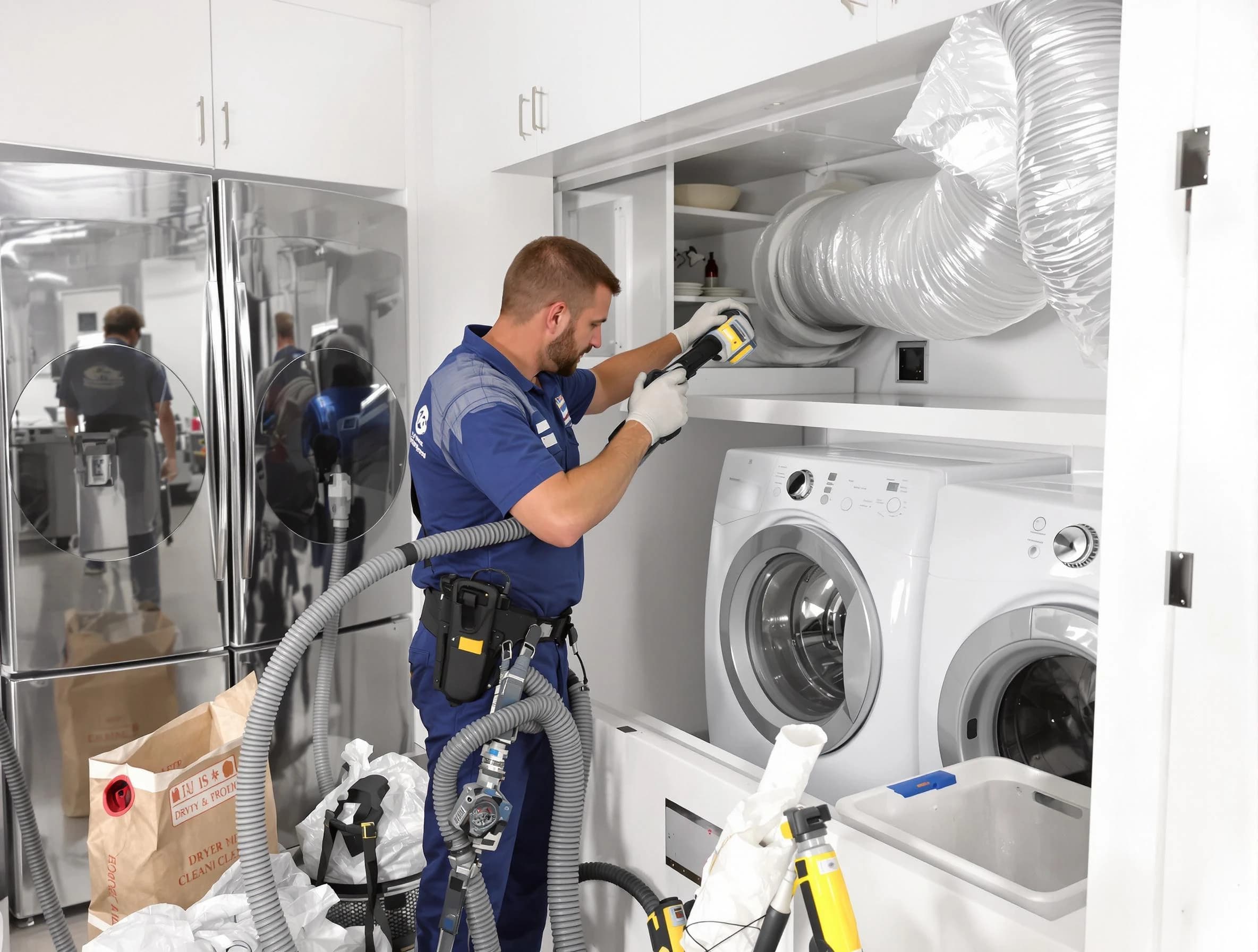 Professional duct cleaning by Stonegate Dryer Vent Cleaning in Stonegate