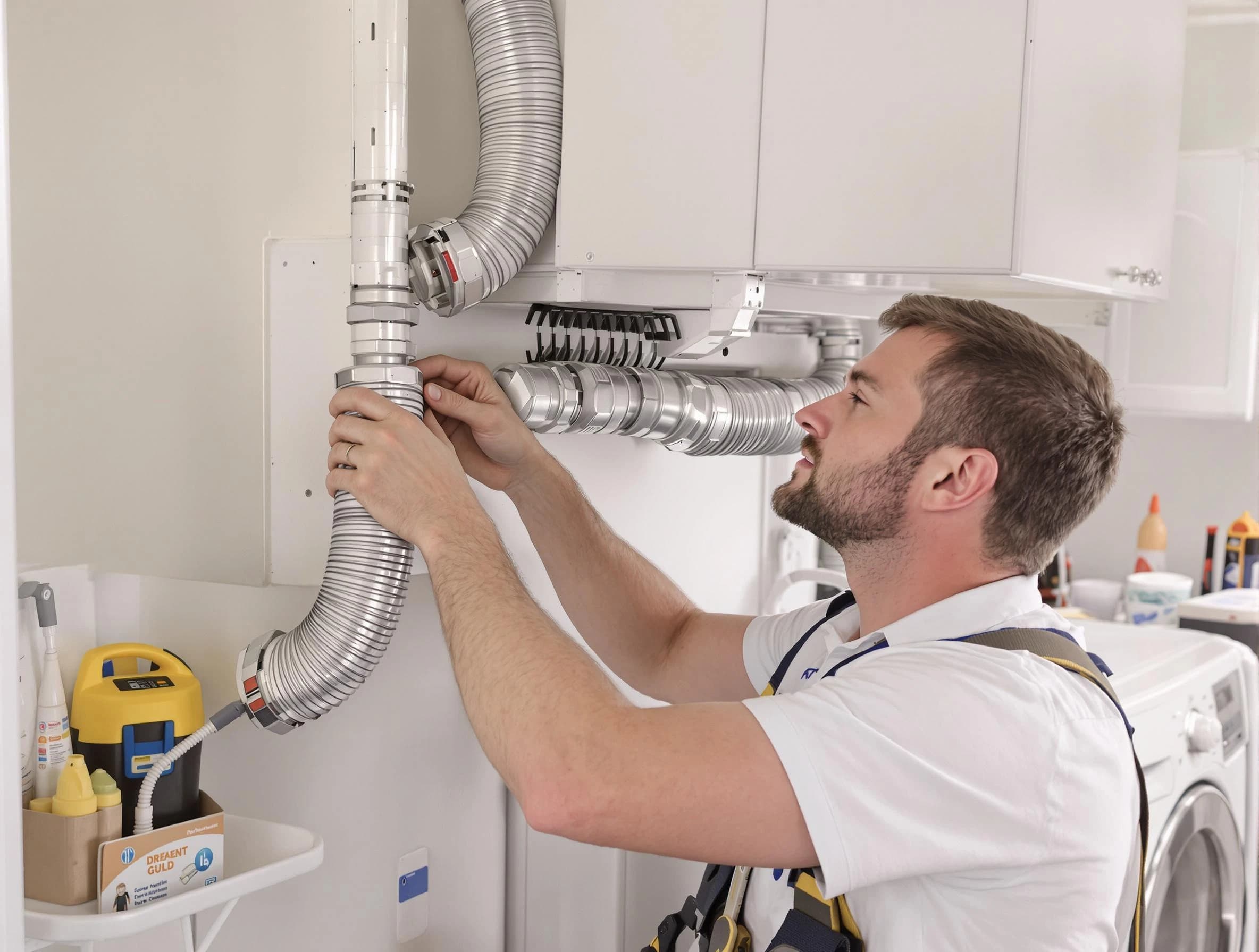 Professional dryer vent repair and installation by Stonegate Dryer Vent Cleaning in Stonegate