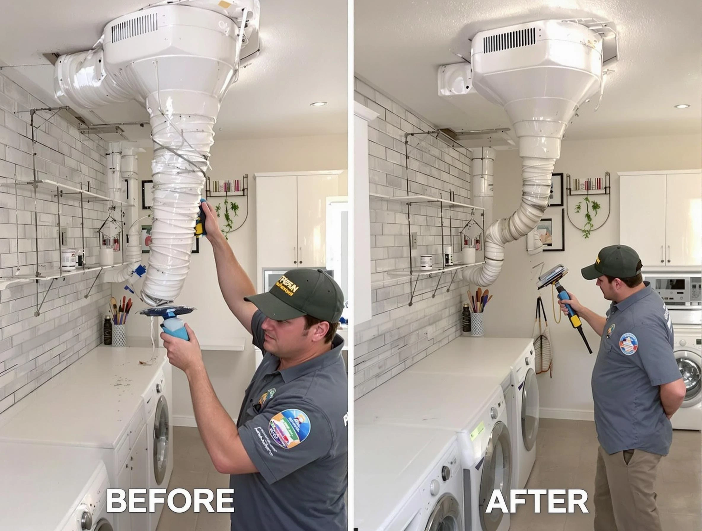 Professional dryer exhaust vent cleaning by Stonegate Dryer Vent Cleaning in Stonegate